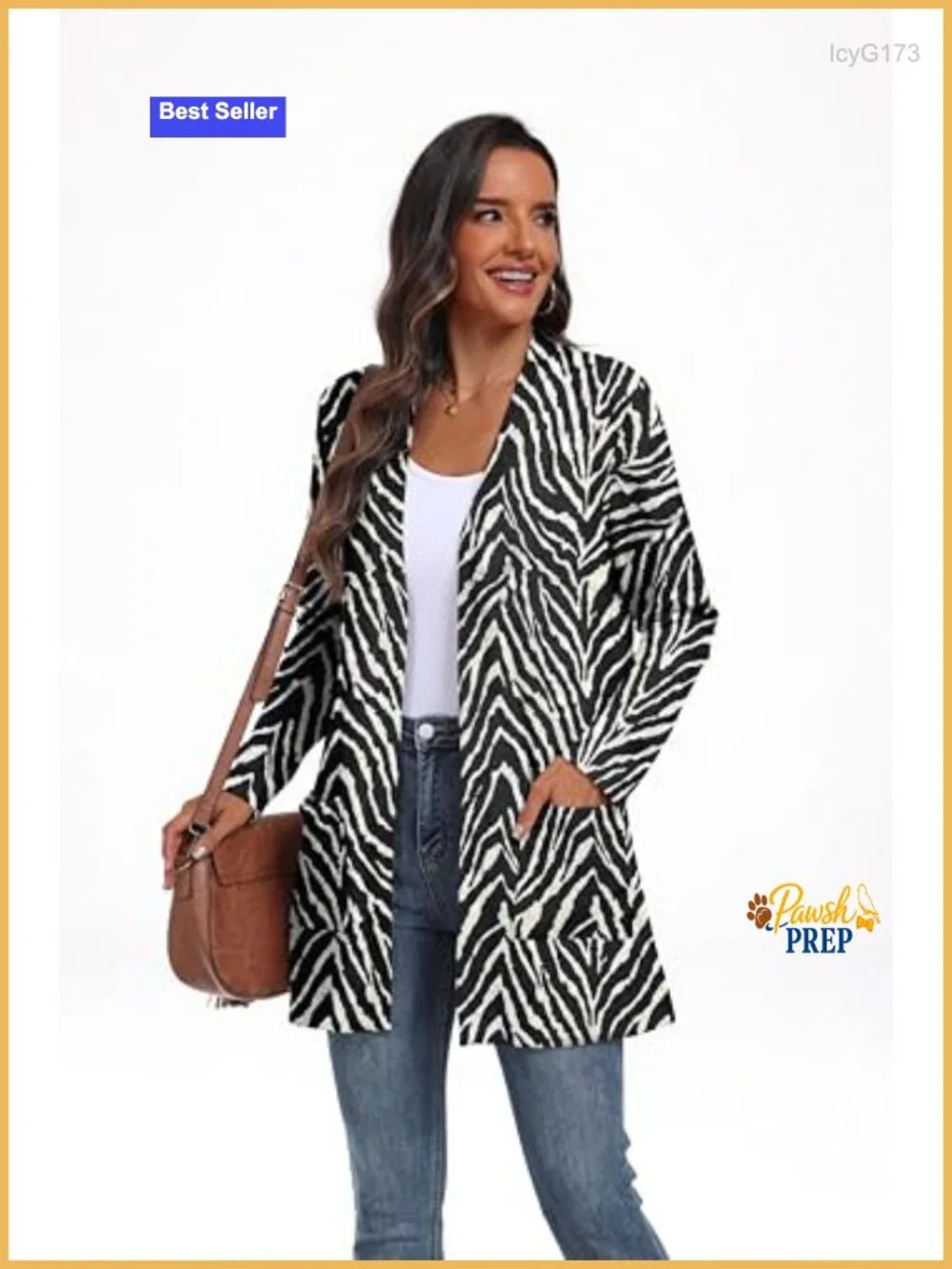 Women's Open Front Cable Knit Sweater Cardigan with Pockets Long Sleeve